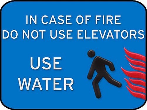 Funny-signs-dont-use-elevators-when-fire