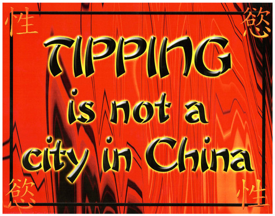 Tipping china