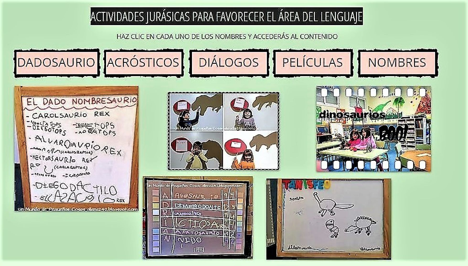 Innovacion educativa. Educación Infantil: Dinosaurios en el camino | Escuelas Red | Planeta | EL